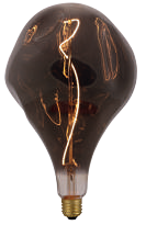 LÂMPADA ASSIMÉTRICA D160 BLACK – E27 – 4W – IRC>80