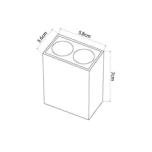 DOWNLIGHT SOBREPOR POWERUS 35° 4W - Vista 5