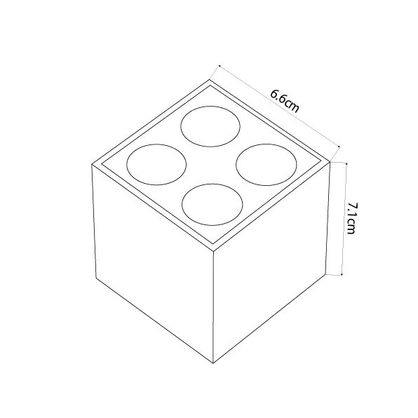 DOWNLIGHT SOBREPOR POWERUS 35° 8W - Vista 3