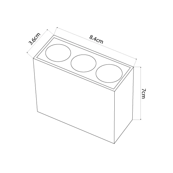 DOWNLIGHT SOBREPOR POWERUS 35° 6W - Vista 3