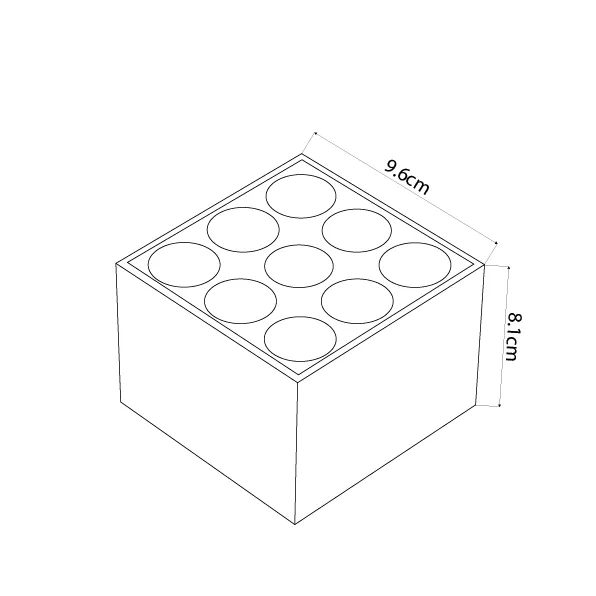 DOWNLIGHT SOBREPOR POWERUS 24°18 W - Vista 2
