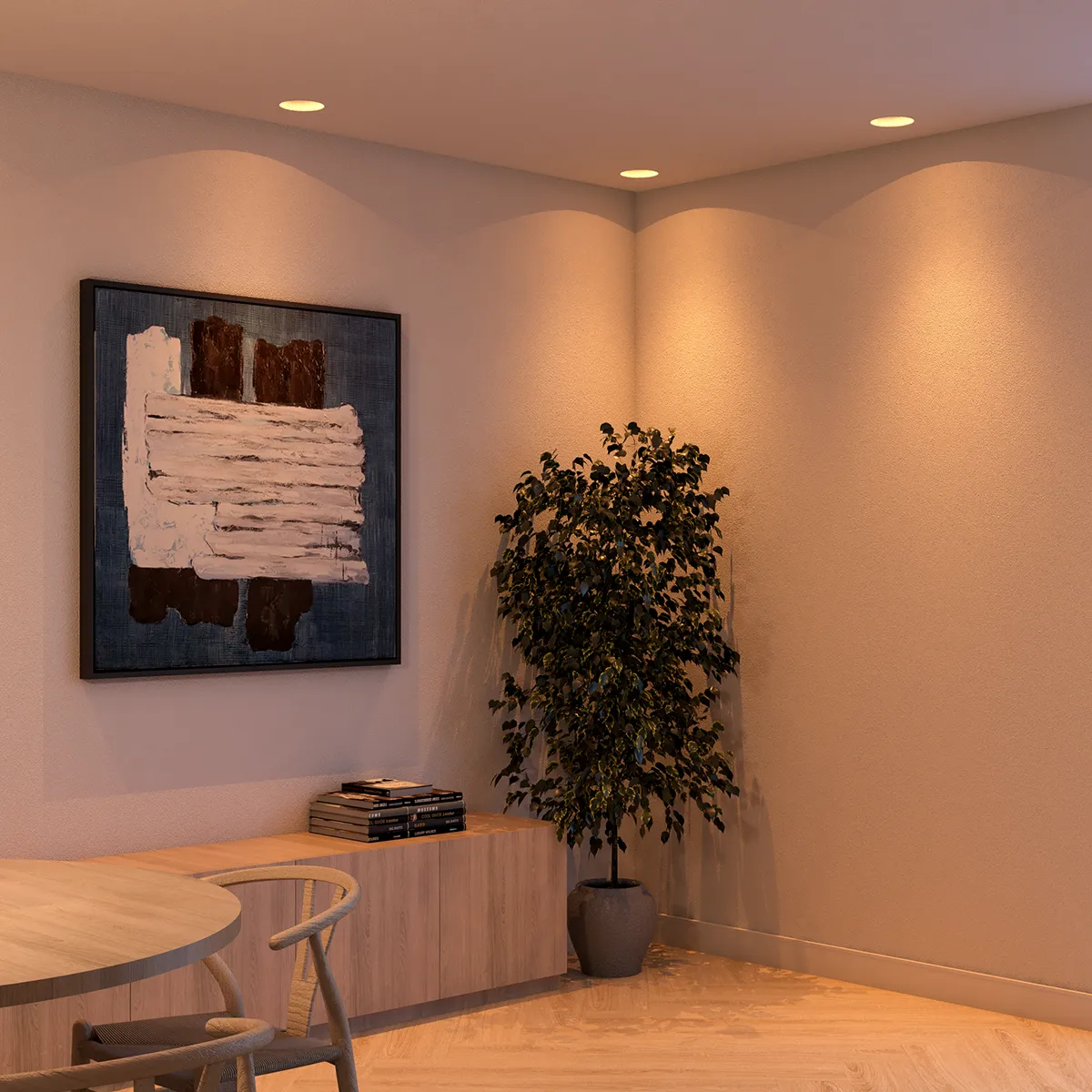 EMBUTIDO DE GESSO ANGULAR REDONDO - Vista 2