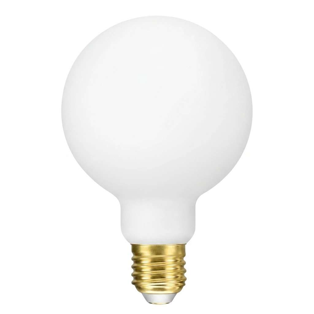 G95 BALLOON FILAMENTO MILKY – E27 – 4.5W – IRC>80