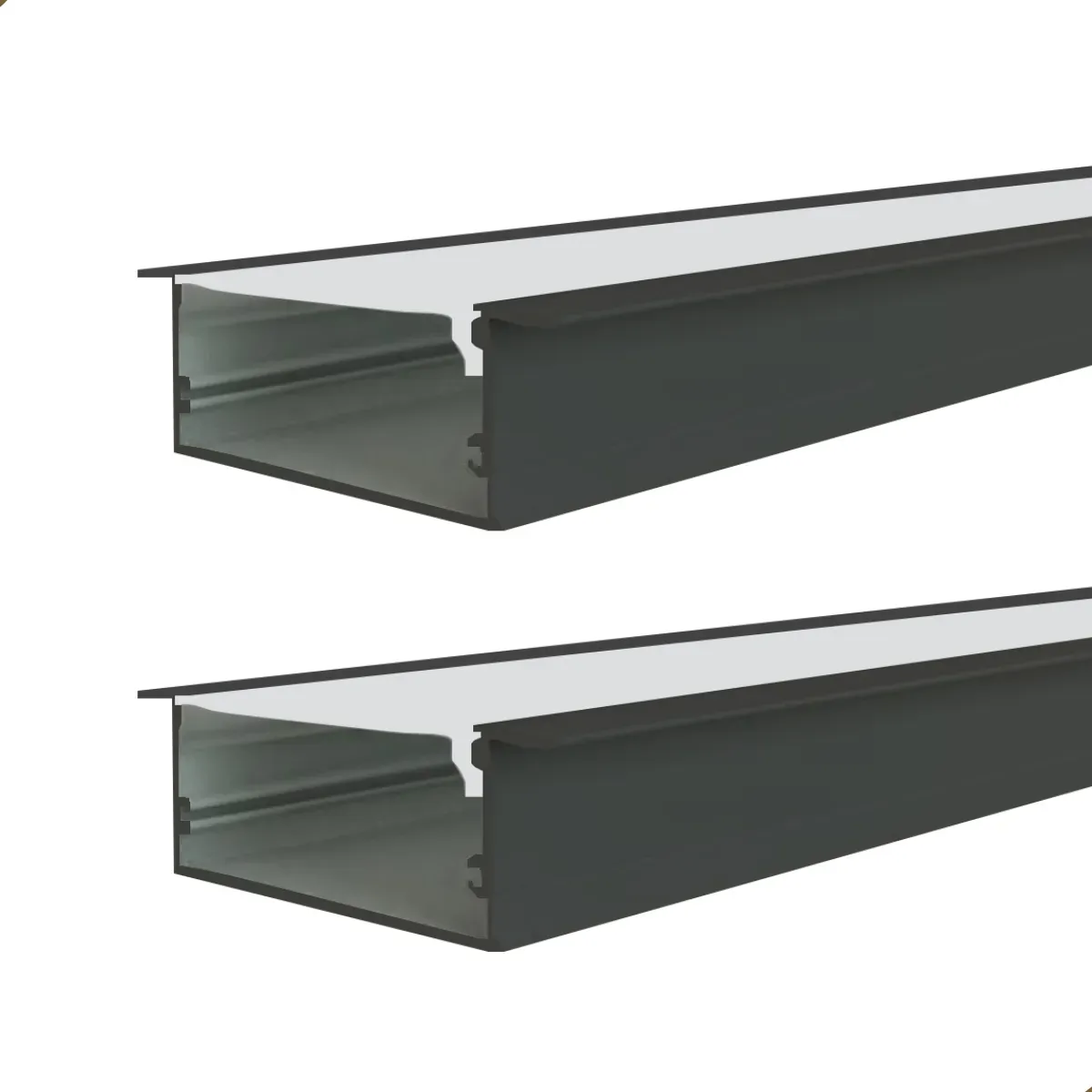 PERFIL DE LED EM ALUMINIO 65X20 EMBUTIR 65X20X1000MM