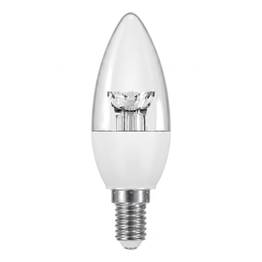 VELA LISA TRANSPARENTE – DIMERIZÁVEL – E14 – 4W – IRC>80