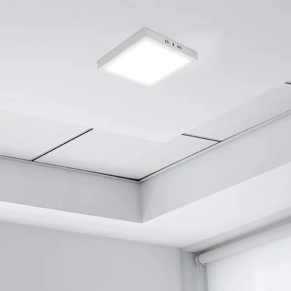 PAINEL DE LED SOBREPOR QUADRADO ALUMINIO - Vista 3