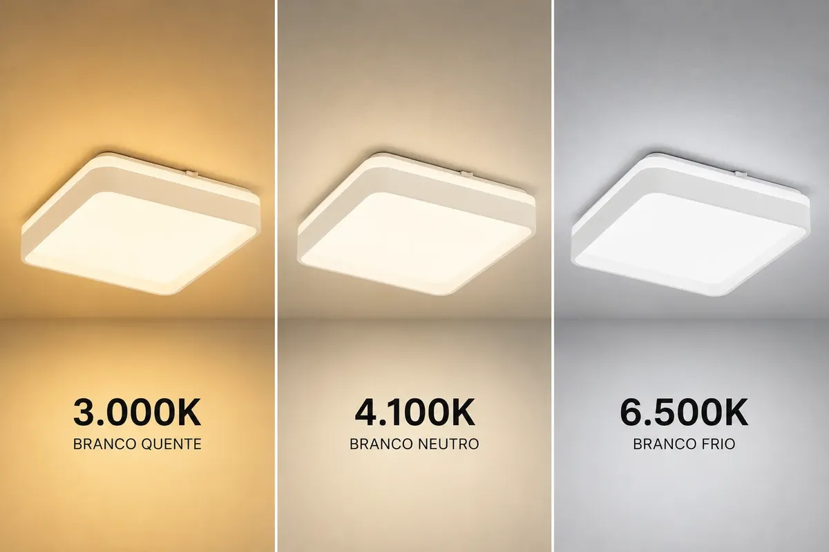 PLAFON LED DUETTO QUADRADO - Vista 2