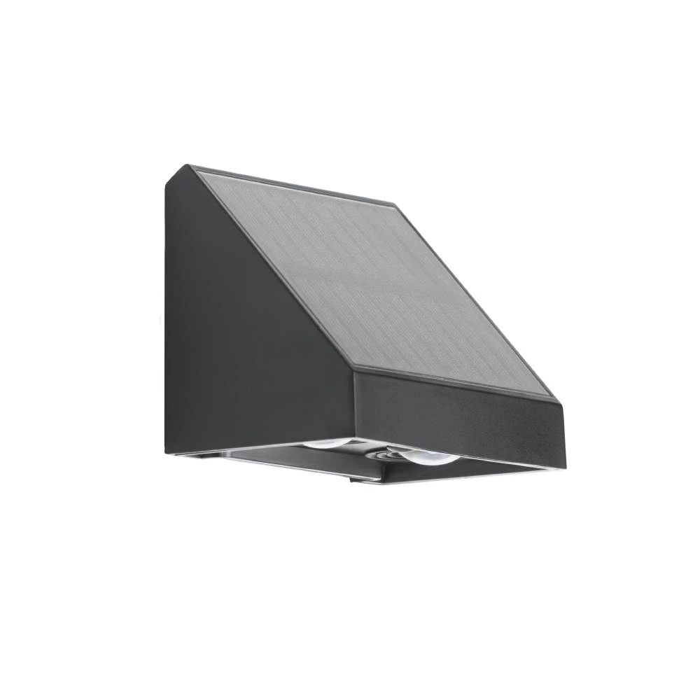 ARANDELA LED SOLAR ECOLUZ 2 FACHOS